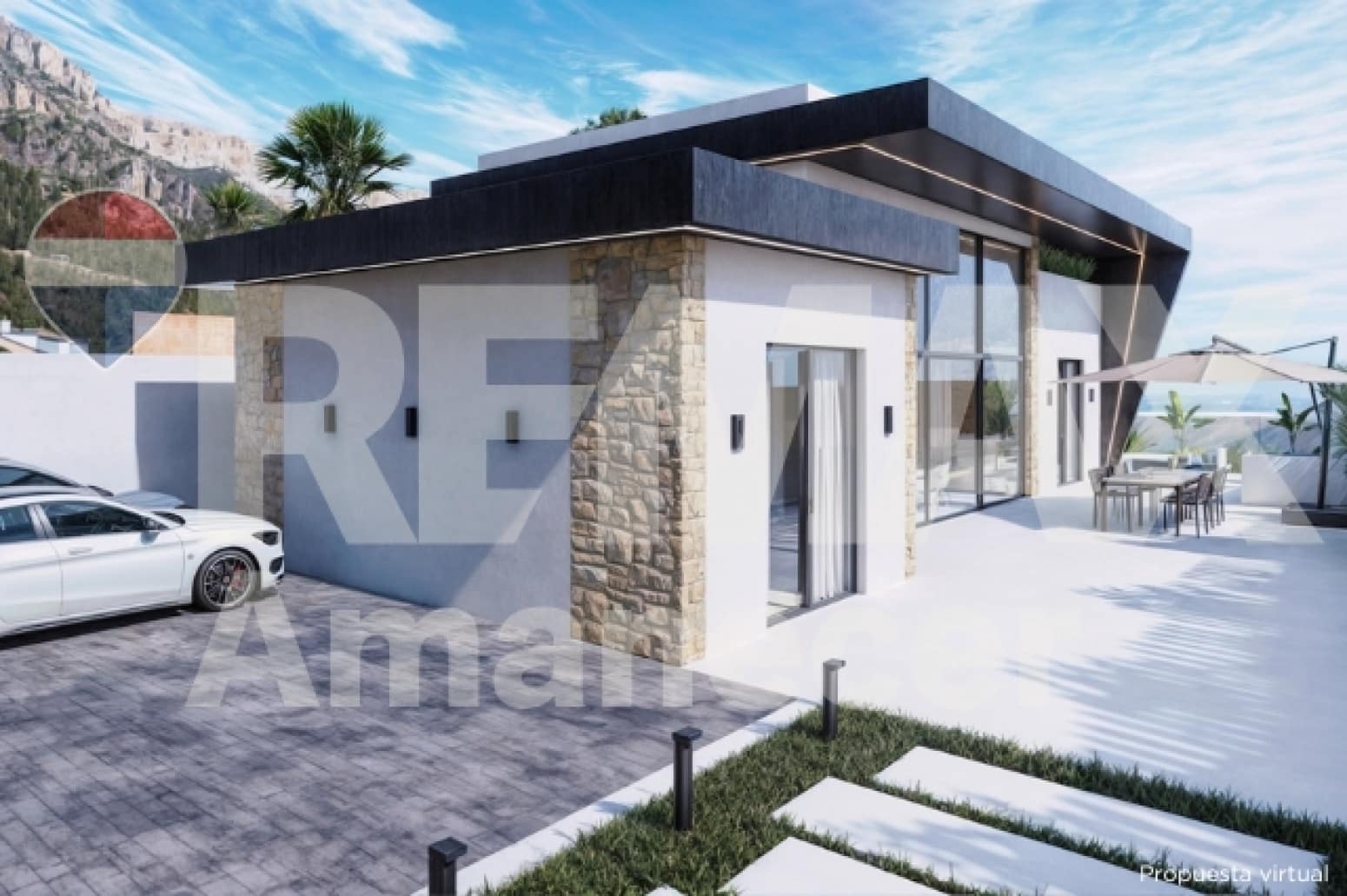 Chalet de 3 habitaciones en Polop en venta con piscina garaje - 590.000 € (Ref: 9428799)