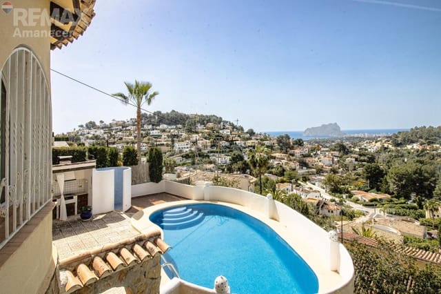 3 soverom Villa til salgs i Montemar, Benissa med svømmebasseng garasje - € 645 000 (Ref: 9847534)