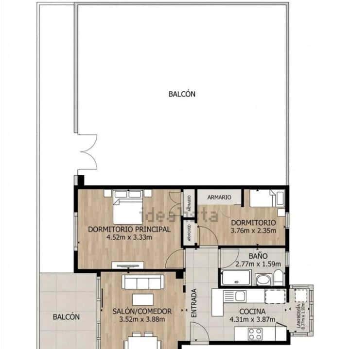 2 sypialnia Penthouse na sprzedaż w Denia - 285 000 € (Ref: 9952633)
