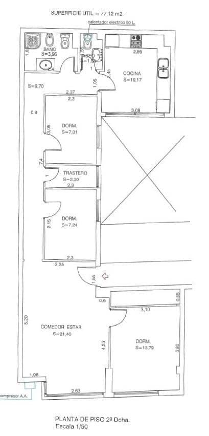 3 Zimmer Wohnung zu verkaufen in Alicante / Alacant Stadt mit Garage - 350.000 € (Ref: 10174321)
