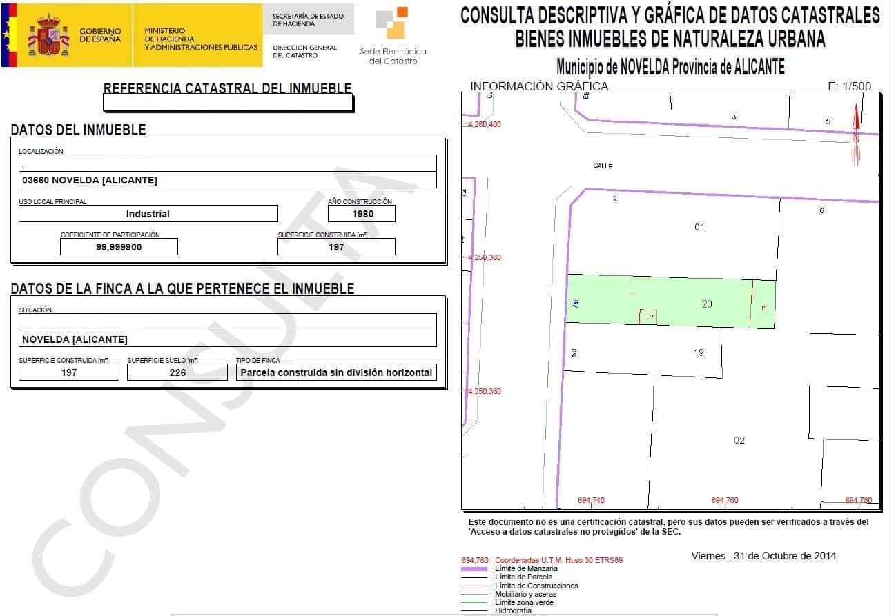 4 soveværelse Byhus til salg i Novelda - € 130.000 (Ref: 9556056)