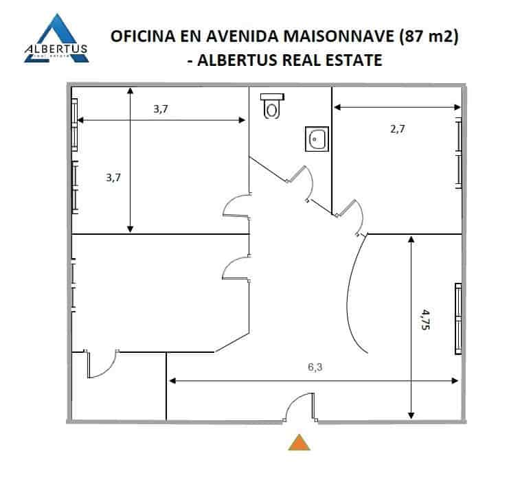 Kontor til leje i Alicante by - € 950 (Ref: 9568998)