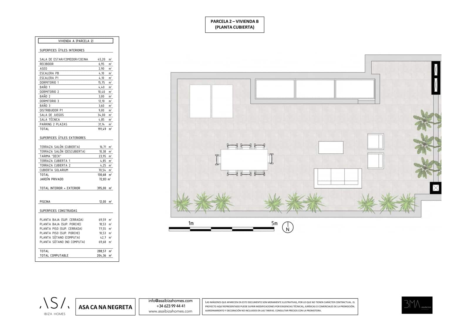 3 quarto Moradia Geminada para venda em Santa Eulalia / Santa Eularia com piscina garagem - 1 250 000 € (Ref: 8920856)