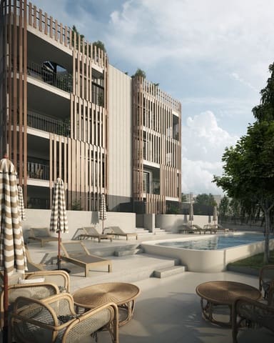 3 sypialnia Apartament na sprzedaż w Sant Antoni de Portmany z basenem garażem - 675 000 € (Ref: 9267766)