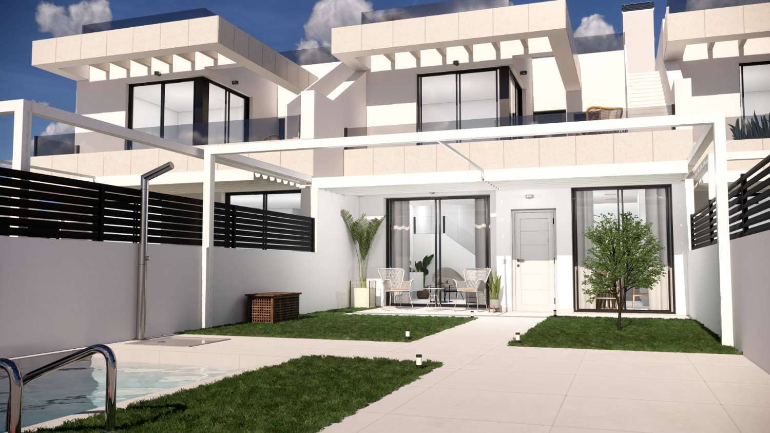 3 sypialnia Willa na sprzedaż w Rojales z basenem garażem - 369 900 € (Ref: 8897745)