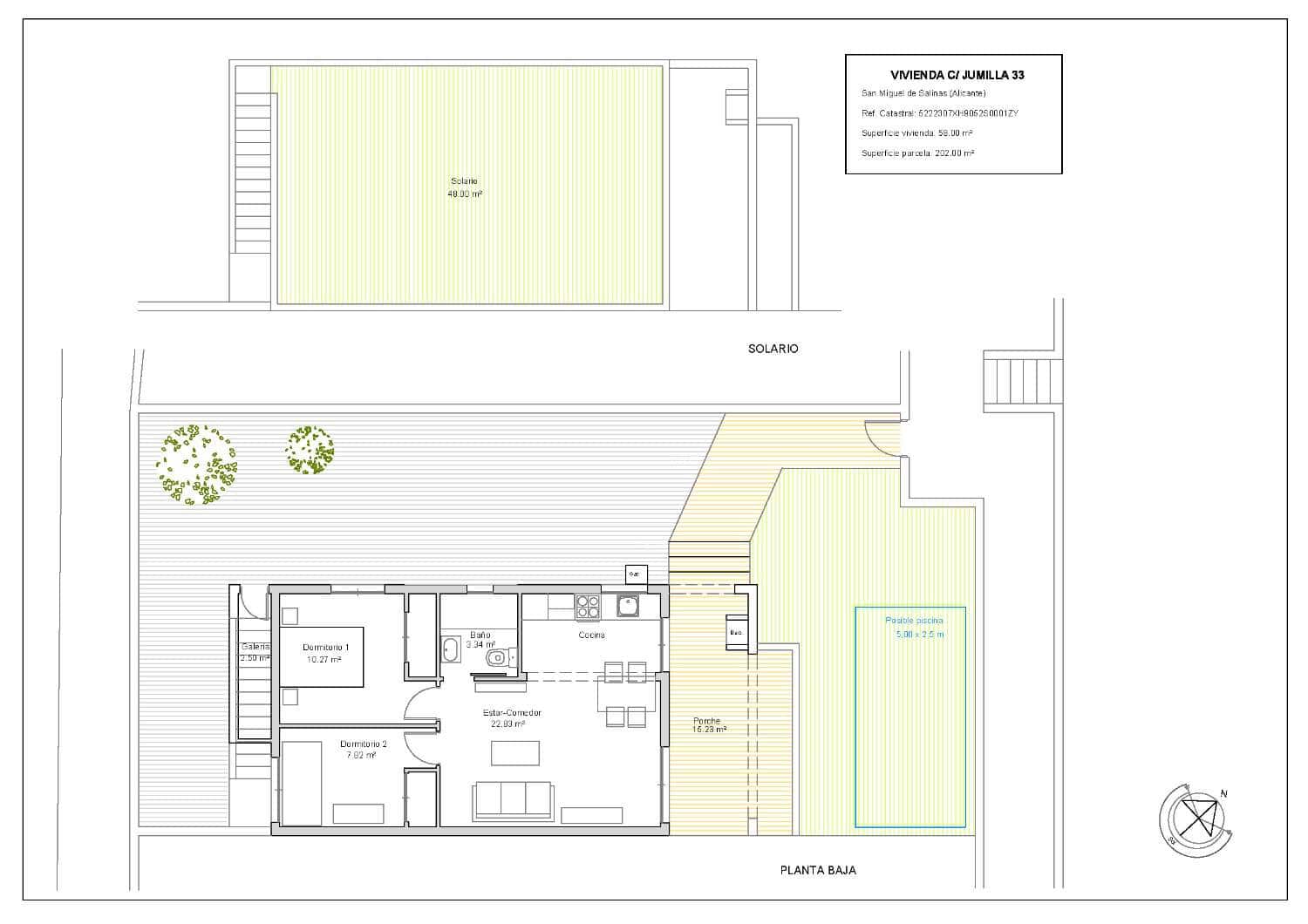 2 soveværelse Bungalow til salg i Orihuela Costa - € 199.000 (Ref: 9570196)