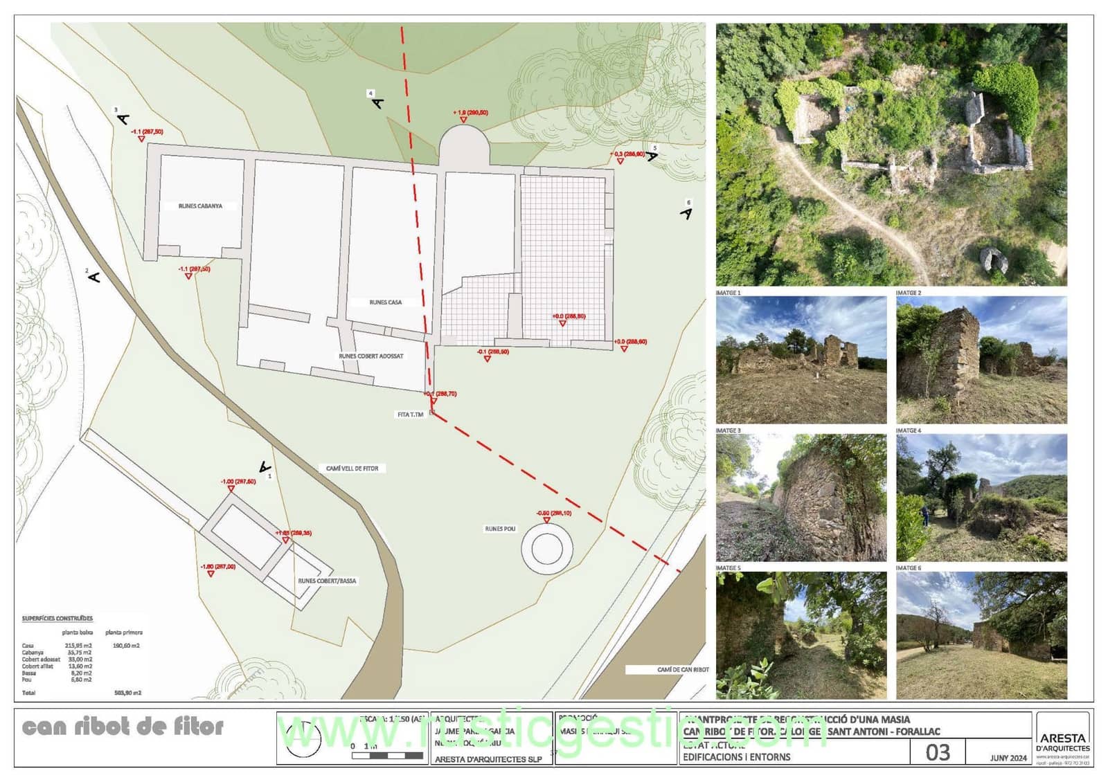 8 soveværelse Finca/Landehus til salg i Calonge i Sant Antoni - € 295.000 (Ref: 9168643)