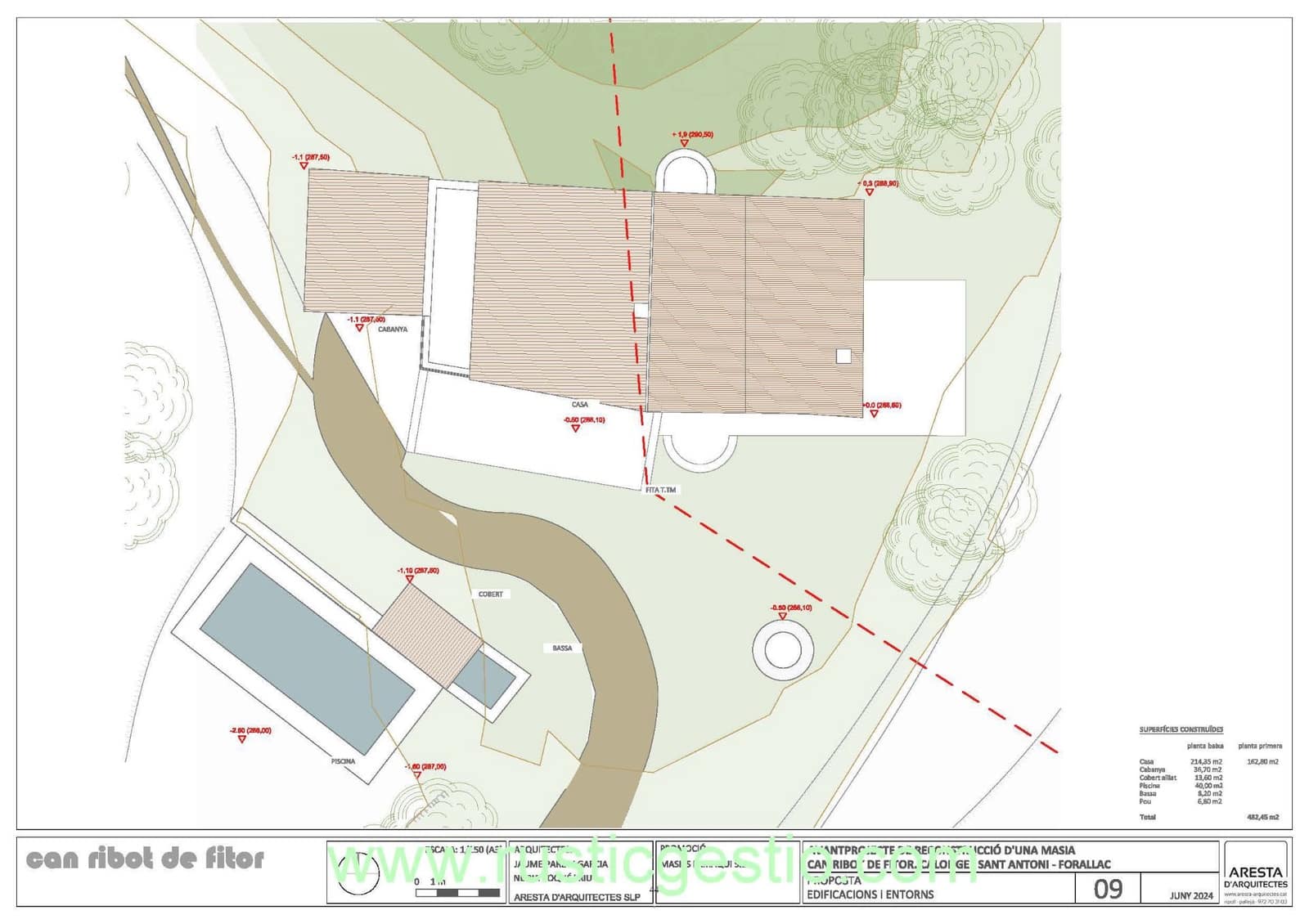 8 soveværelse Finca/Landehus til salg i Calonge i Sant Antoni - € 295.000 (Ref: 9168643)