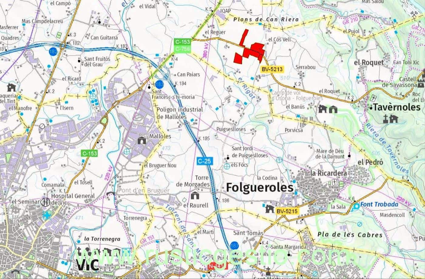 9 soveværelse Finca/Landehus til salg i Vic med garage - € 1.450.000 (Ref: 9168684)