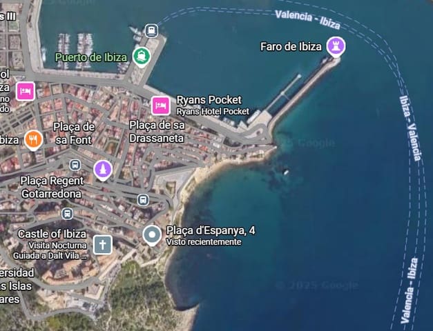 16 makuuhuone Hotelli myytävänä paikassa Ibiza kaupunki mukana uima-altaan - 30 000 000 € (Ref: 9378081)