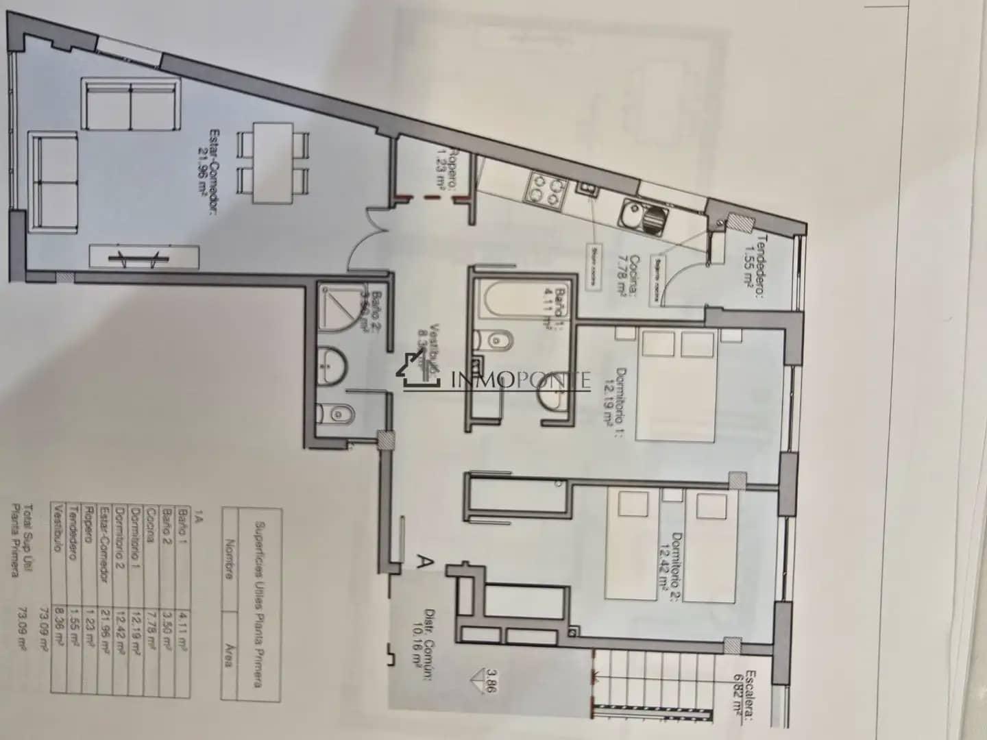 2 bedroom Flat for sale in Soutomaior with garage - € 298,500 (Ref: 9860894)