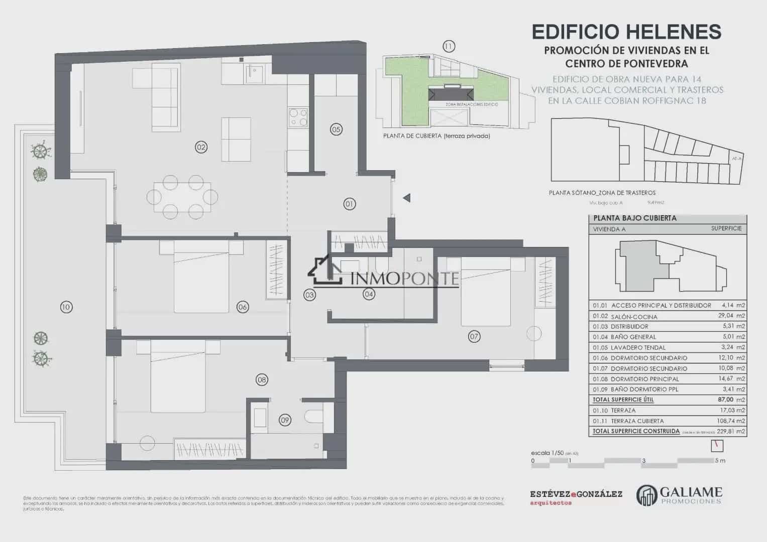 3 sovrum Lägenhet till salu i Pontevedra stad - 805 000 € (Ref: 9984038)