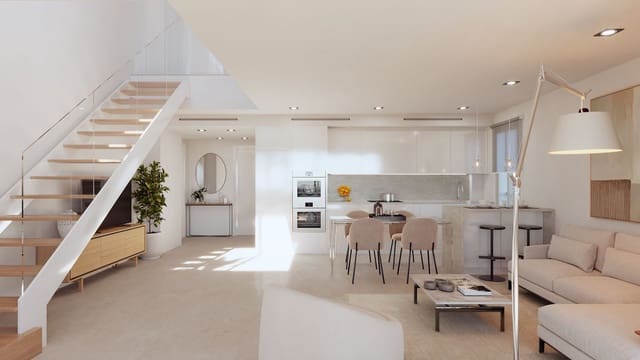 3 makuuhuone Kattohuoneisto myytävänä paikassa Golf Bahía, Finestrat mukana uima-altaan 
autotalli - 675 000 € (Ref: 10062564)