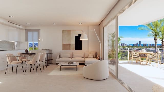 3 makuuhuone Kattohuoneisto myytävänä paikassa Golf Bahía, Finestrat mukana uima-altaan 
autotalli - 675 000 € (Ref: 10062564)