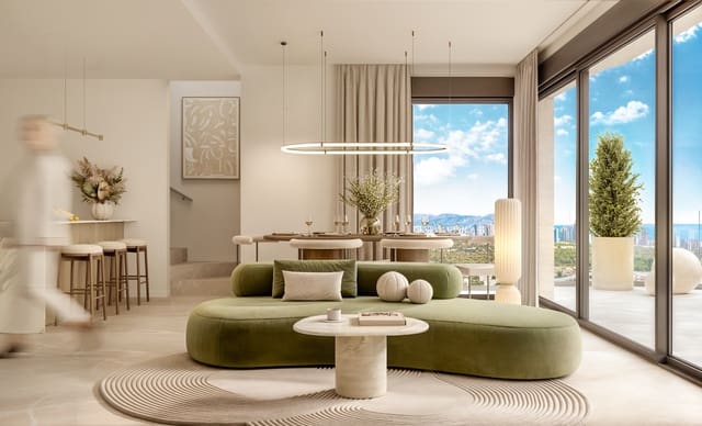 2 sypialnia Apartament na sprzedaż w Golf Bahía, Finestrat z basenem garażem - 440 000 € (Ref: 10062582)