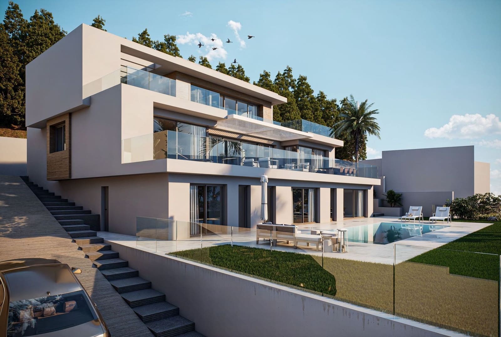 Chalet de 4 habitaciones en Altea en venta con piscina garaje - 2.690.000 € (Ref: 10062586)