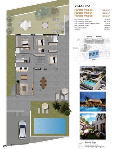 3 sypialnia Willa na sprzedaż w Balcón de Finestrat - Terra Marina, Finestrat z basenem garażem - 725 000 € (Ref: 10062600)