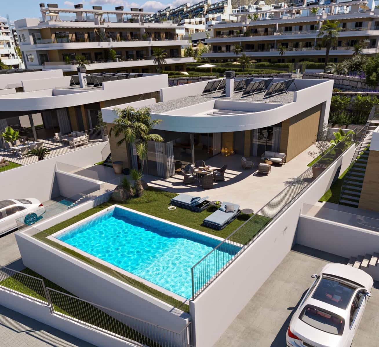 3 sypialnia Willa na sprzedaż w Finestrat z basenem garażem - 725 000 € (Ref: 10062600)