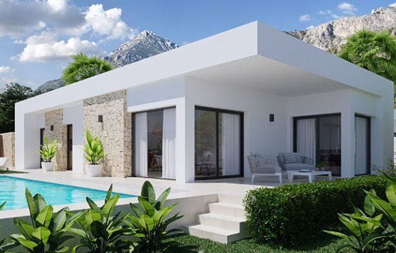 3 Zimmer Villa zu verkaufen in Finestrat Pueblo, Finestrat mit Pool Garage - 479.000 € (Ref: 10070336)