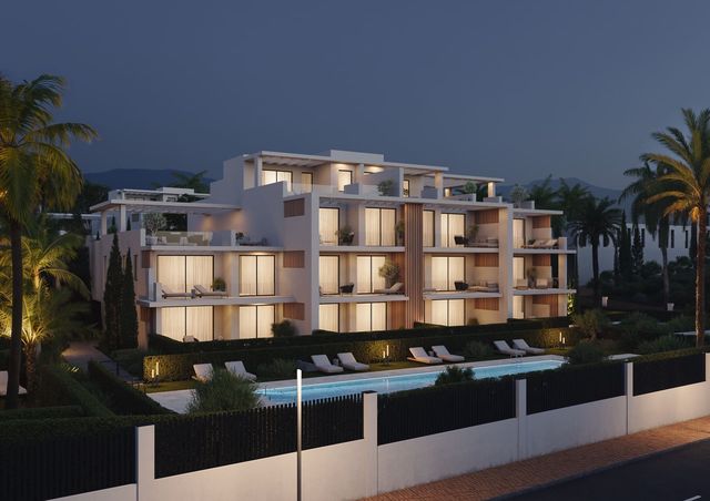 3 soveværelse Lejlighed til salg i New Golden Mile, Estepona med swimmingpool garage - € 799.000 (Ref: 9395742)