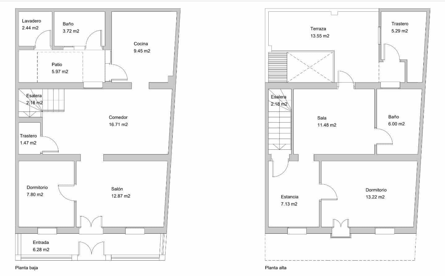 3 quarto Casa em Banda para venda em Malaga cidade - 309 000 € (Ref: 9765300)