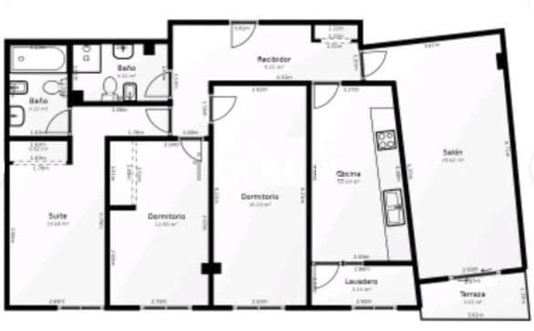 Piso de 3 habitaciones en La Villajoyosa / Vila Joiosa en venta con piscina - 258.000 € (Ref: 9355833)