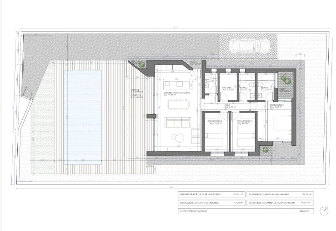 3 soveværelse Villa til salg i Aspe med swimmingpool garage - € 380.000 (Ref: 9544357)