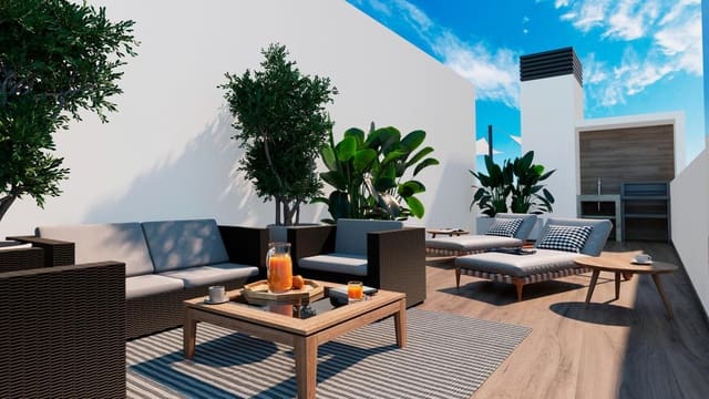 1 makuuhuone Asunto myytävänä paikassa Las Piscinas Naturales, Torrevieja mukana uima-altaan - 195 000 € (Ref: 9544370)