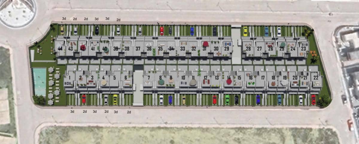 2 soveværelse Byhus til salg i Callosa de Segura med swimmingpool garage - € 223.000 (Ref: 9544372)