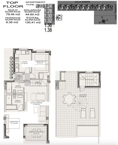 2 Zimmer Penthouse zu verkaufen in Aguas Nuevas, Torrevieja mit Pool - 272.800 € (Ref: 9546089)