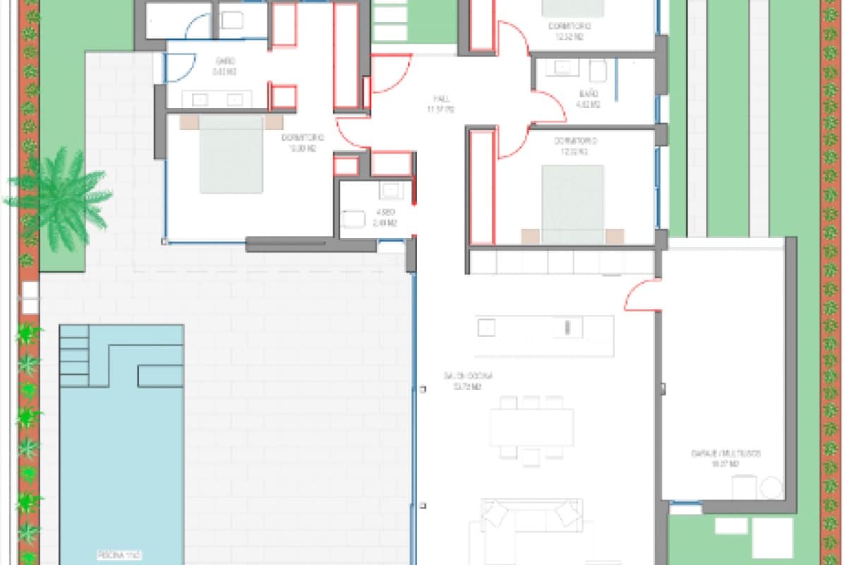 3 soverom Villa til salgs i Los Alcazares med svømmebasseng - € 479 900 (Ref: 9546378)