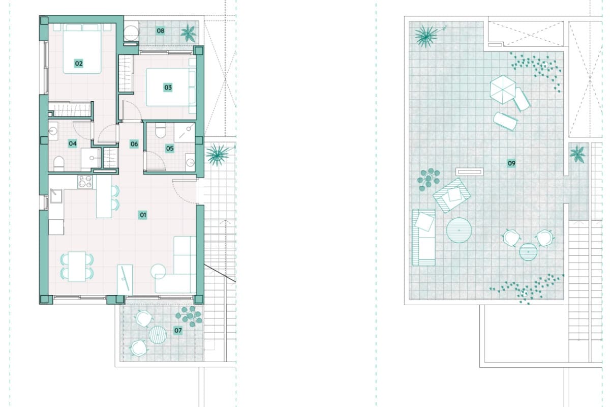 2 sypialnia Bungalow na sprzedaż w Torrevieja z basenem - 299 900 € (Ref: 9546819)