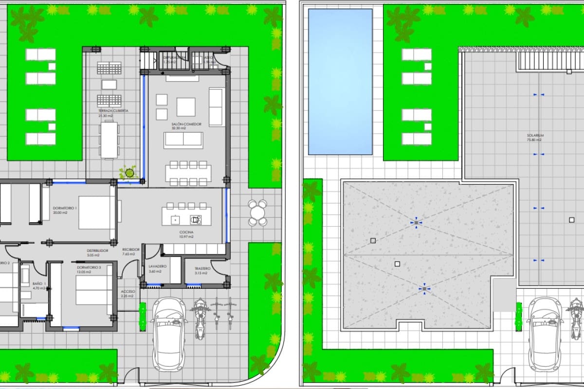 3 makuuhuone Huvila myytävänä paikassa Mar de Cristal mukana uima-altaan - 549 000 € (Ref: 9546837)