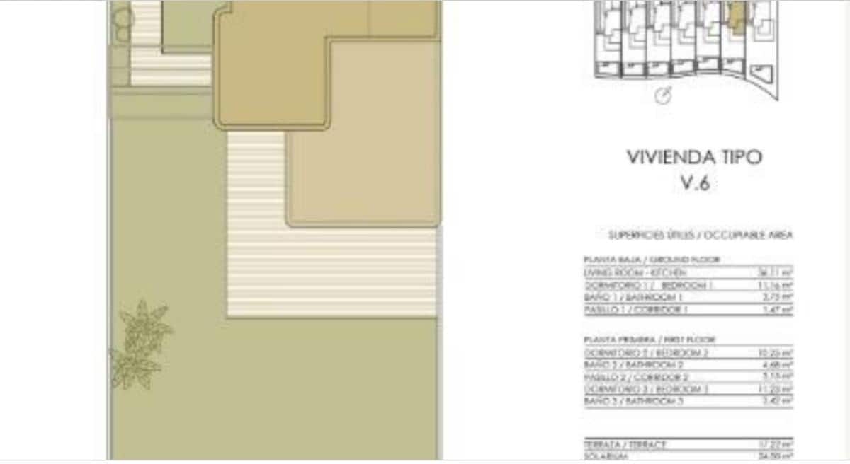 3 sypialnia Willa na sprzedaż w Pilar de la Horadada z basenem garażem - 499 900 € (Ref: 9559414)