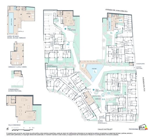 2 soverom Leilighet til salgs i Centro ciudad, Javea / Xàbia med svømmebasseng garasje - € 368 000 (Ref: 9640282)