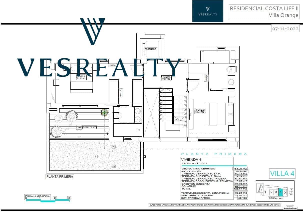 4 sypialnia Willa na sprzedaż w Finestrat z basenem - 1 250 000 € (Ref: 8944703)