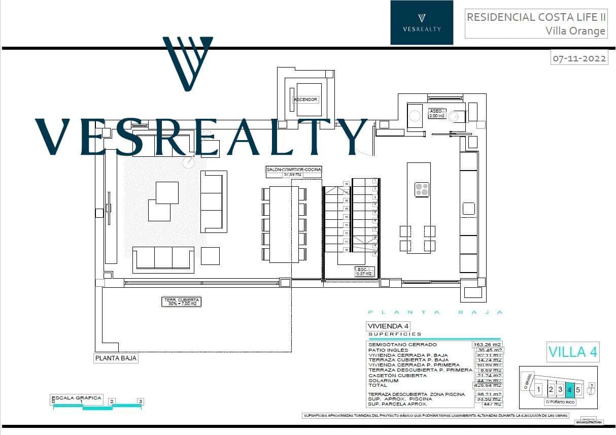 4 sypialnia Willa na sprzedaż w Finestrat z basenem - 1 250 000 € (Ref: 8944703)