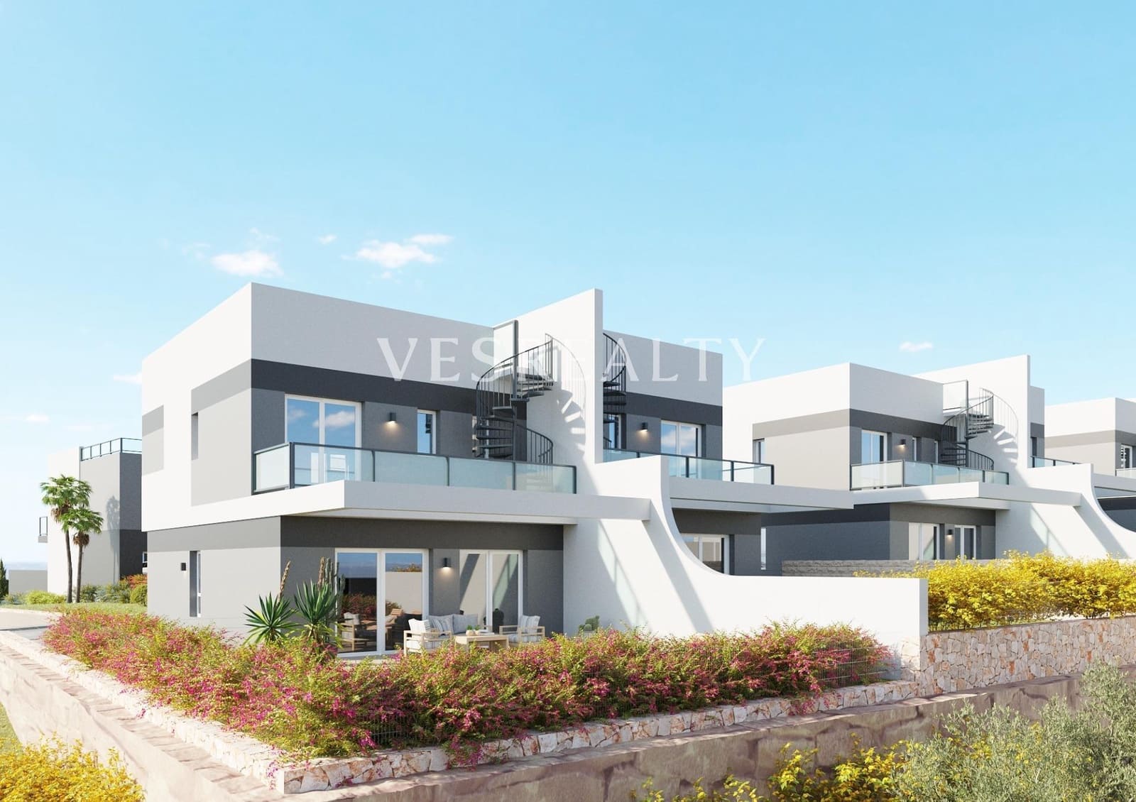 3 soveværelse Semi-Rækkehus til salg i Finestrat med swimmingpool - € 430.000 (Ref: 8944757)