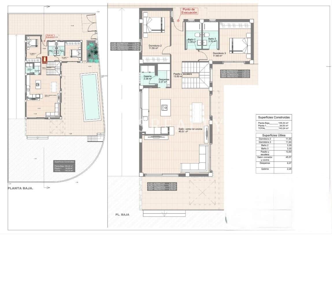 3 bedroom Villa for sale in San Fulgencio with pool garage - € 873,000 (Ref: 8944762)