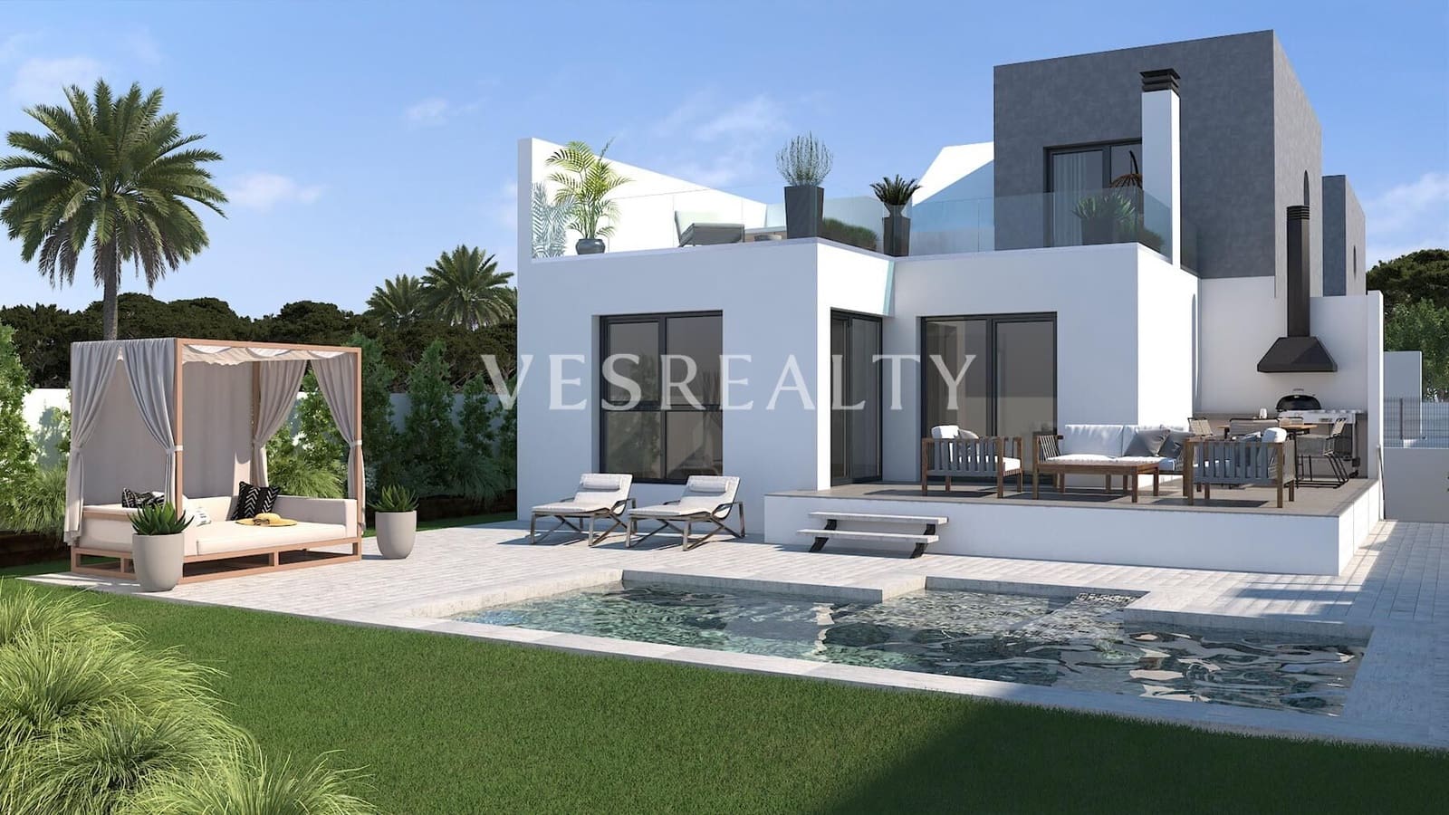 3 soveværelse Villa til salg i La Font med swimmingpool - € 725.000 (Ref: 8944773)