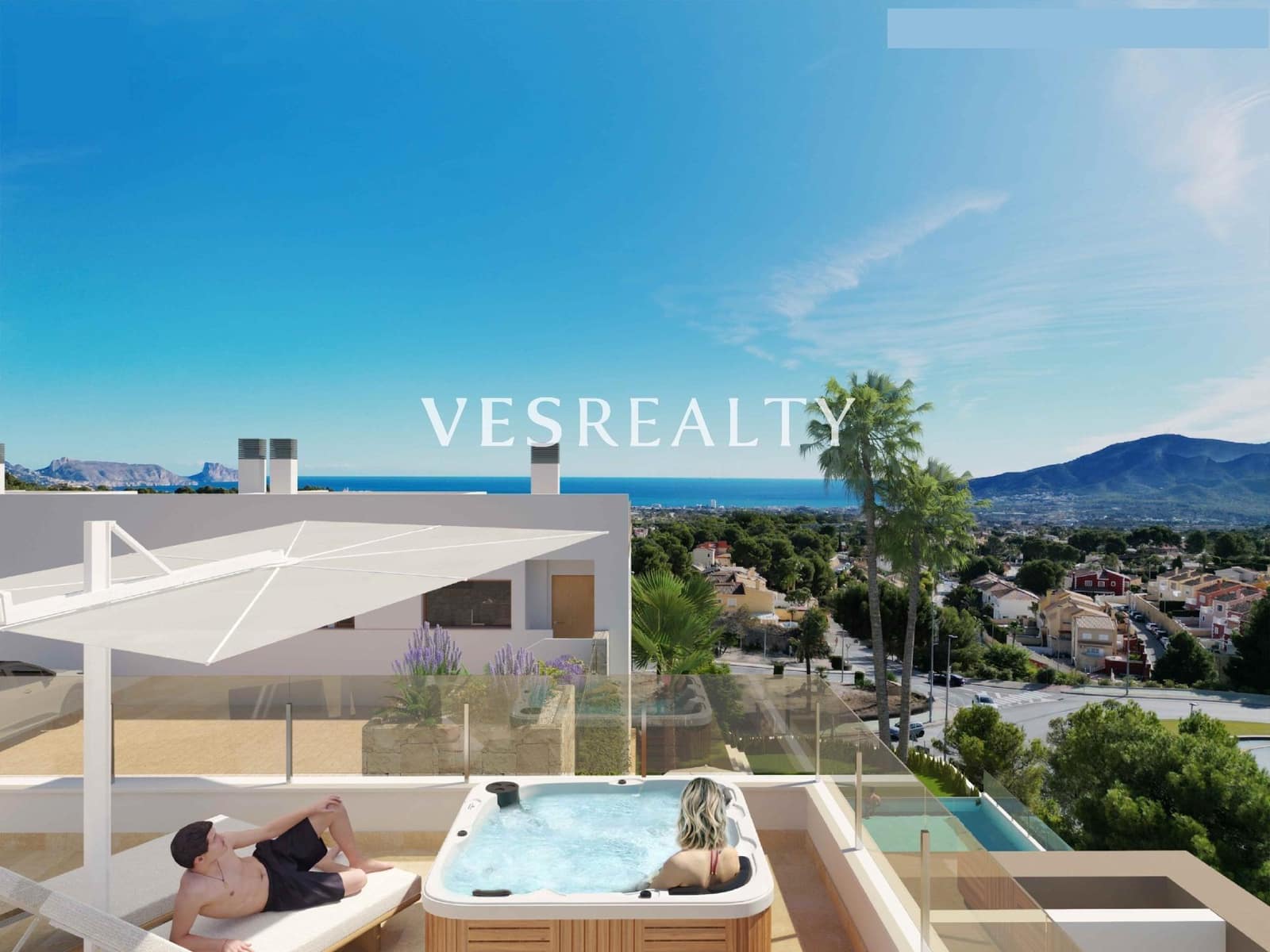 4 soveværelse Bungalow til salg i La Nucia med swimmingpool - € 449.000 (Ref: 8944774)