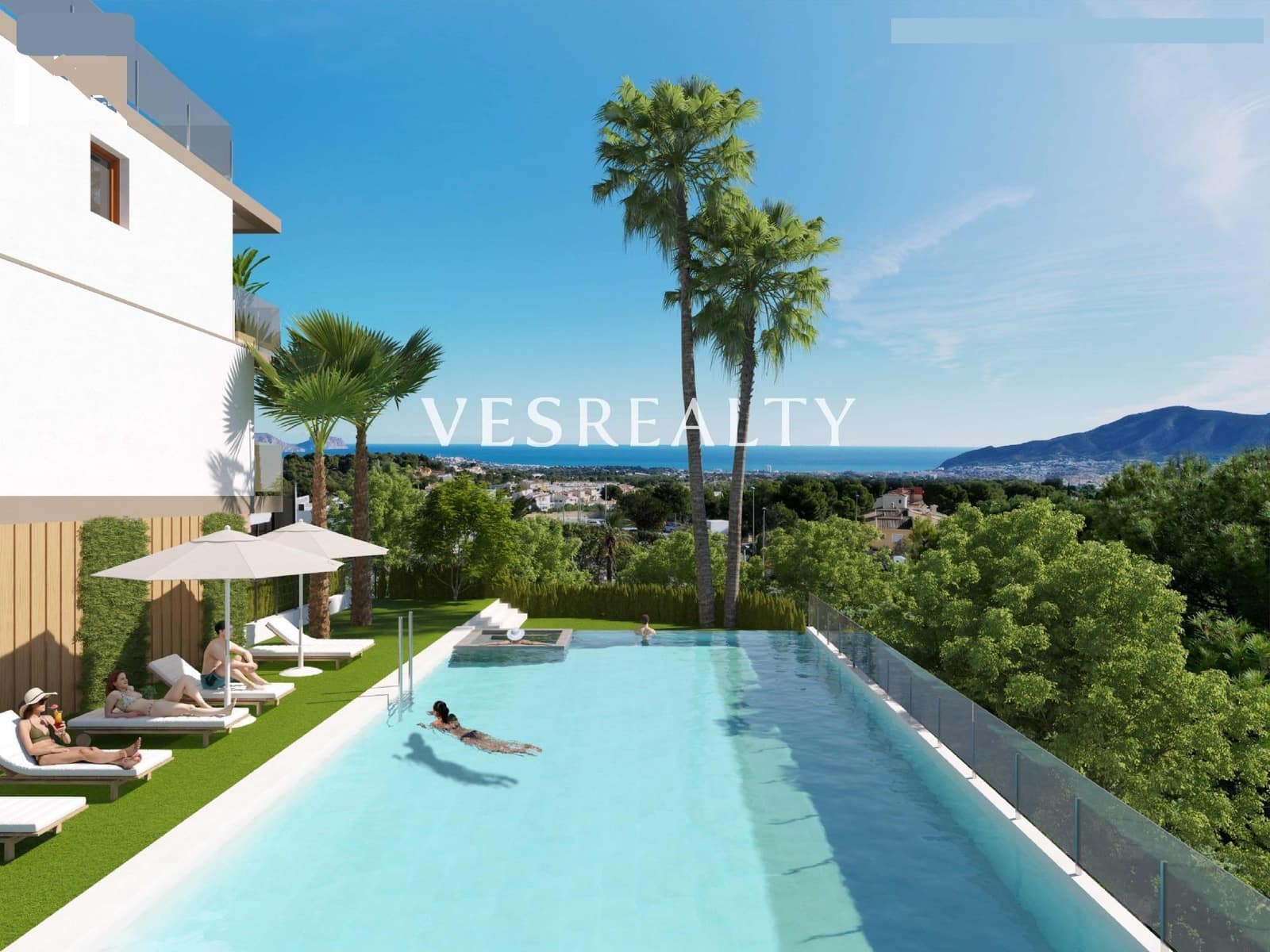 4 soveværelse Bungalow til salg i La Nucia med swimmingpool - € 449.000 (Ref: 8944774)