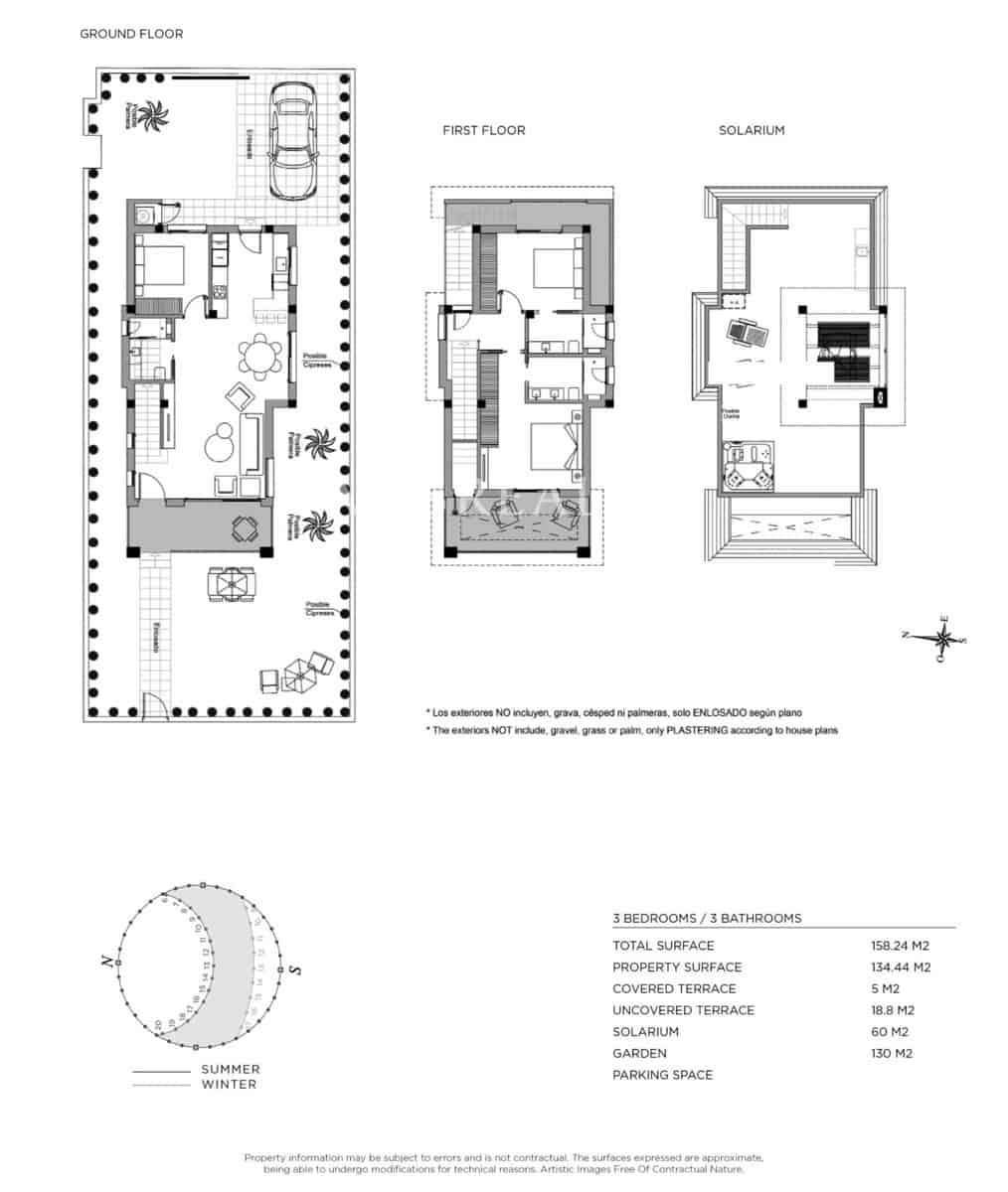 3 soveværelse Byhus til salg i Ciudad Quesada med swimmingpool - € 451.857 (Ref: 8944780)