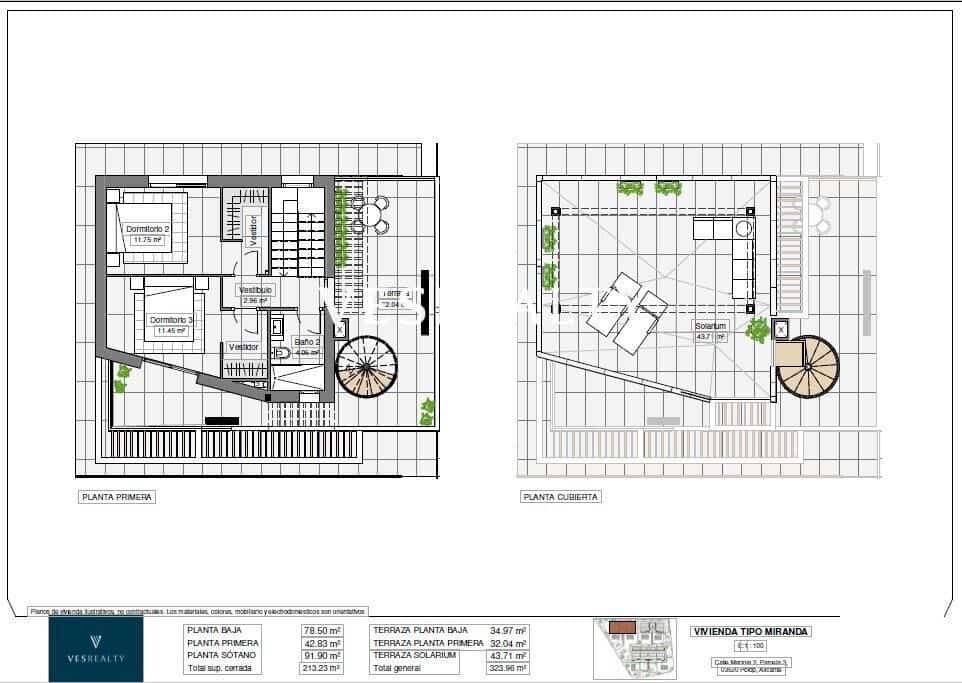 3 camera da letto Villetta Bifamiliare in vendita in Polop - 488.125 € (Rif: 8988698)