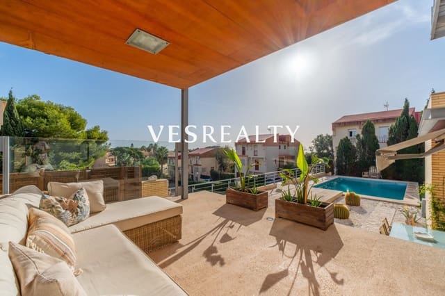 4 soverom Villa til salgs i Playa de San Juan, Alicante by med svømmebasseng garasje - € 1 975 000 (Ref: 9391991)