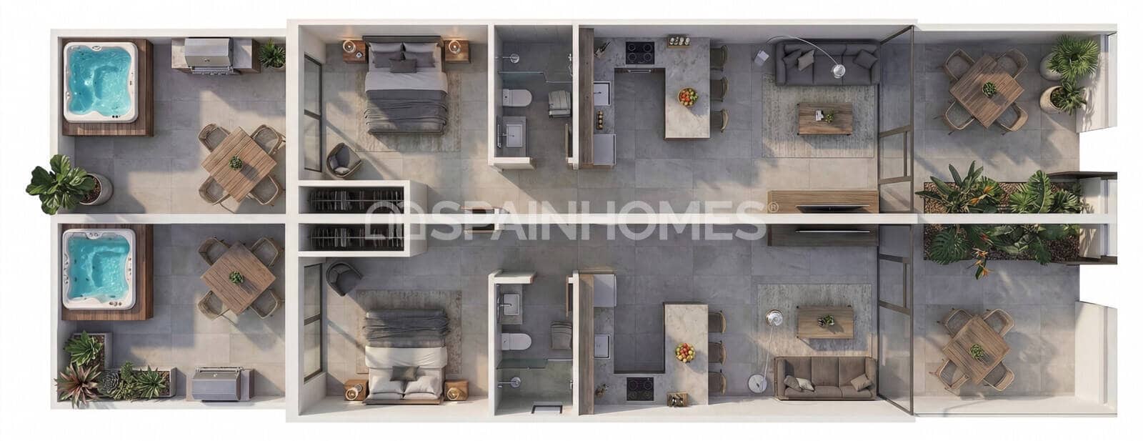 2 makuuhuone Huvila myytävänä paikassa Vera mukana uima-altaan - 370 000 € (Ref: 10023545)