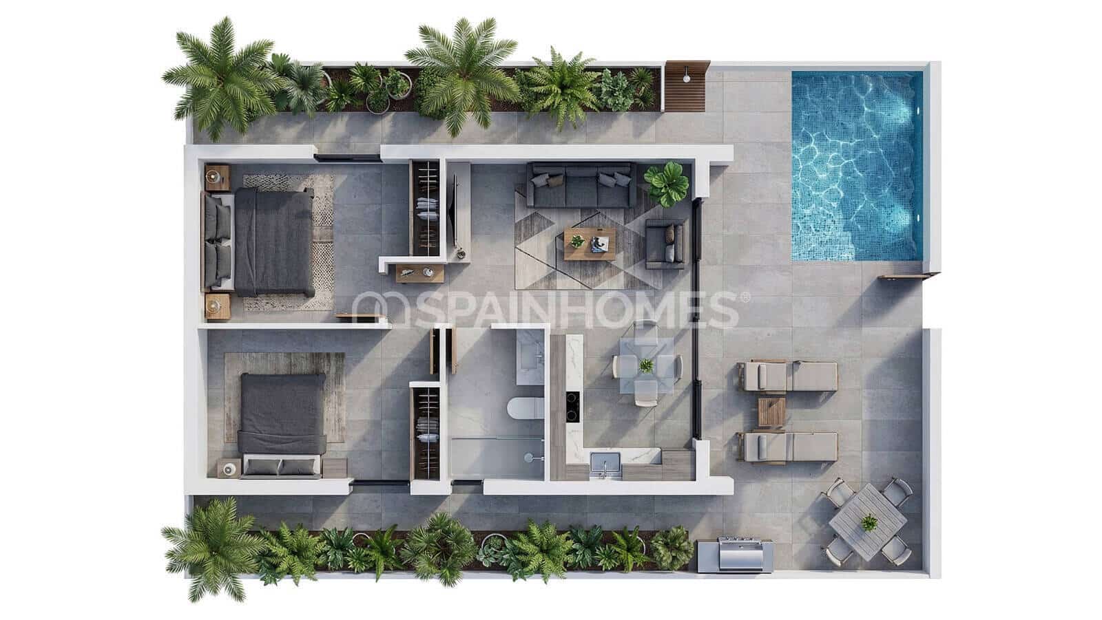 1 bedroom Flat for sale in Vera with pool - € 170,000 (Ref: 10023546)