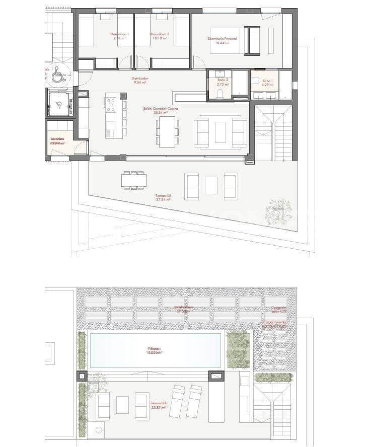 2 Zimmer Wohnung zu verkaufen in Estepona mit Pool - 599.000 € (Ref: 10023547)