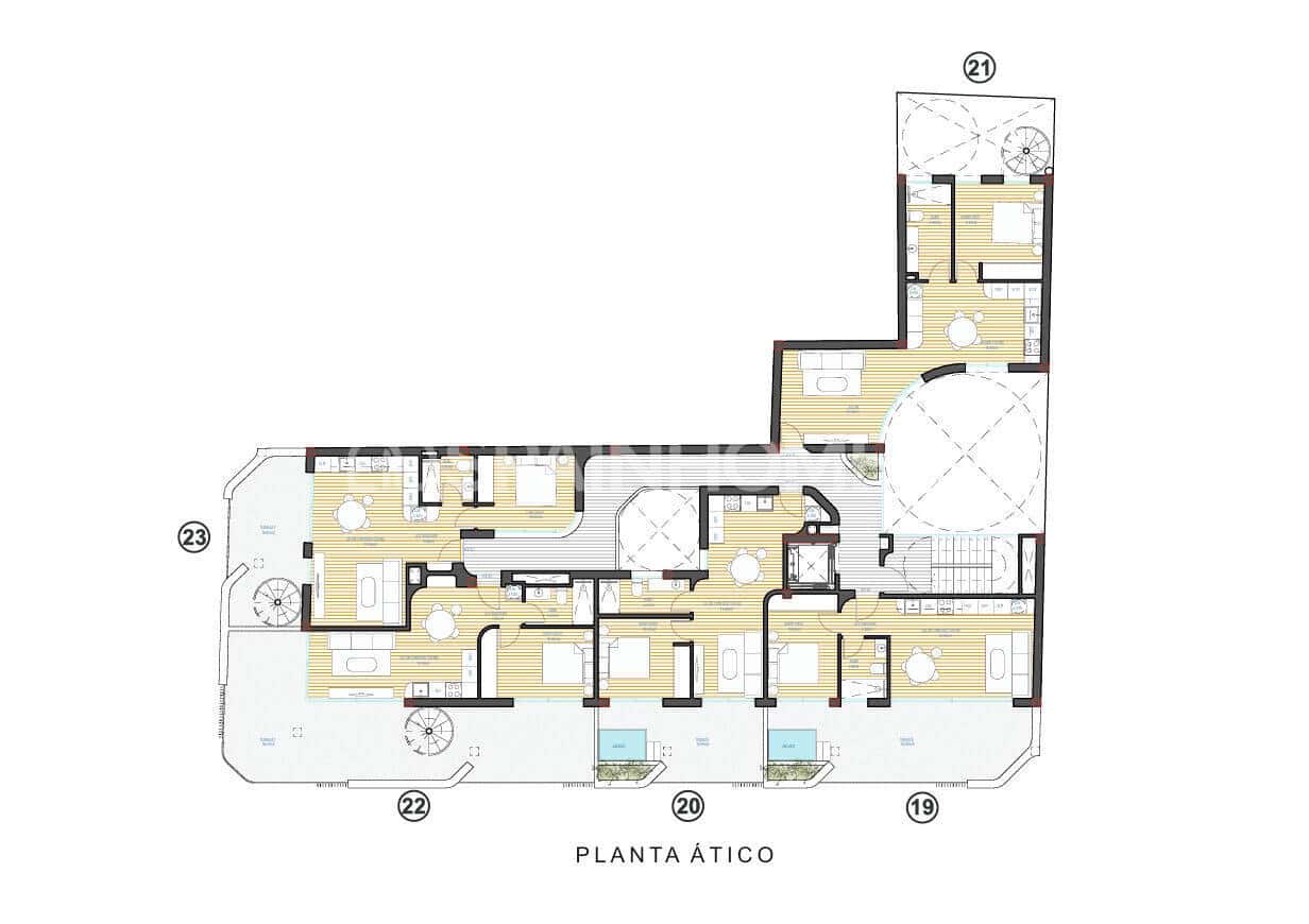 Piso de 1 habitación en Torrevieja en venta con piscina - 224.000 € (Ref: 10023548)