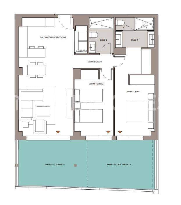 1 slaapkamer Flat te koop in La Cala de Mijas met zwembad - € 483.000 (Ref: 10023549)